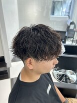 オーシャントーキョー(OCEAN TOKYO)&nbsp;メンズパーマツイスパ波巻きスパイラルマッシュセンターパート