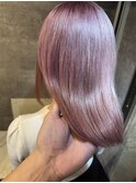 ボブカラー/ハイトーン/ダブルカラー/ベビーピンク【たいし】