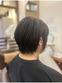 ショートボブ/ニュアンスカラー/ヘッドスパ