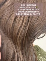 ロックス バイ マグ 松本(rocks BY MAG)&nbsp;イエべイルミナカラーケアカラー透明感オリーブベージュ