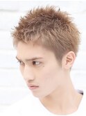 仙台スパイキーショートアップバングツーブロック30代40代◆