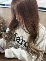 ヘア アトリエ エマ(hair latelier [emma])&nbsp;ace framingf( ベージュ×ブラウン )