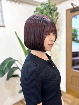 シエン 恵比寿(CIEN) ホワイトグレージュ/デジタルパーマ/チェリーブラウン/恵比寿