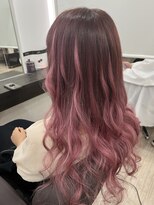 グランディールヘアデザイン(grandir hairdesign)&nbsp;プルエクステ/ピンク/千葉