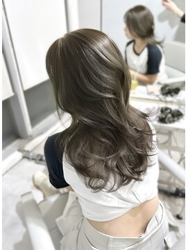 イヴ 原宿(I've) オリーブグレージュ×レイヤーカット