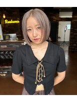 レオクマ(REOKUMA)&nbsp;セクションカラー/アンブレラカラー/ホワイトみぼかす