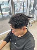 ルクス(Luxs)&nbsp;【メンズショート×オールバックパーマ】