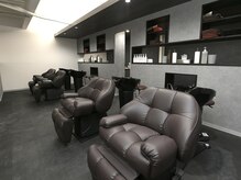 ゆったりと時間が流れるシャンプー台