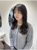 コテ巻き風パーマ