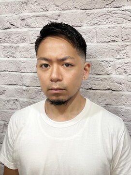 グレイスフル バーバープラチナム 六本木店(Graceful Barber platinum) フェードアップバングワイルドショート