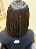 《　ボリュームを抑えたい方！　》サラツヤ縮毛矯正♪