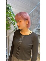 アフィナー 新宿(Afinar) ブリーチハイライト髪質改善ダブルカラーレイヤーカット/新宿駅