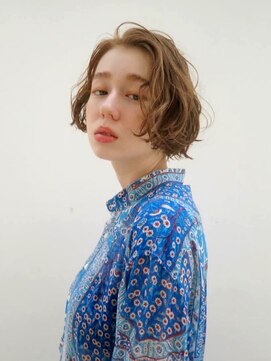 バランス 原宿 表参道(balance) ヘーゼルベージュ×ボブ YUKA