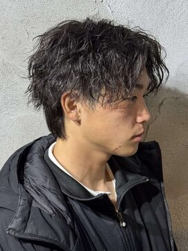 ニアウ 高崎店(Niau) 刈り上げセンターパート/波巻きツイストスパイラル/高崎