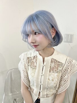 ペレ 梅田(PELE) イメチェン/ピンクベージュ/アンブレラカラー/前髪/梅田