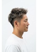 サマーカットメンズメンズベリーショートハイライト派手すぎない