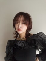 ニール 名古屋 伏見 丸の内(NEELU)&nbsp;[NEELU_take]ミディアムウルフ×レッドブラウン