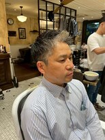 ルドローブラントオオサカ(LUDLOW BLUNT Osaka) 【LUDLOW BLUNT】ハンサムグレーカラー バーバーヘア