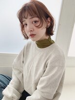 チェレ ブラン 堺東店(Chere brun)&nbsp;カジュアルレイヤーショート・ニュアンスパーマ・サイドバング