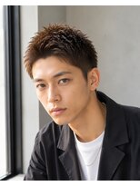 MEN's Baguz MEN'Sカット/ MEN'Sパーマ/ MEN'Sカラー スパイキーショート束感メンズツイストパーマフェード人気