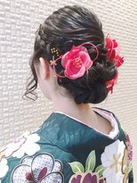 【新宿　Neolive】編み込み×アップスタイル