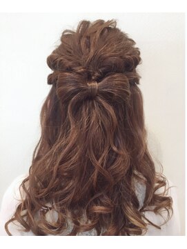 フェリア サウスガーデン(felia southgarden) 【felia】360°かわいい！自髪でリボンハーフアップ