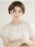 Aバング/クリアグレージュ/ナチュラルハイライト【新宿/西新宿】