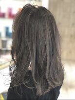 ジャストビューティ ルフレ 金沢八景店(Just Beauty Rufure)&nbsp;エアリーミディ/ショートパーマ/黒髪/ホワイトアッシュ