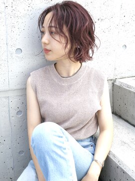 バース(BIRTH) 天神【BIRTH】大人かわいいセンターパートウエーブボブ　15