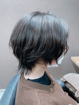 ナナ なかもず店(nana) ナチュラルウルフボブ