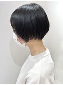 襟足すっきりな美バランスショート