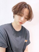 アイティーバイアルバム 下北沢店(IT by ALBUM)&nbsp;エアリーショート_ショコラベージュボブルフベビーバング_8610