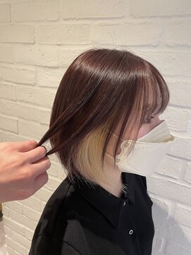 エイト 福岡天神店(EIGHT fukuoka) 【EIGHT福岡　4月　片山智裕】ミルクベージュ×ピンクブラウン