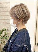 丸みのあるスッキリショート