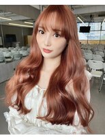 シェノン バイ アランスミシー 表参道(CHAINON by Alan smithee)&nbsp;前髪カタログ/ピンクベージュ/ワンホンヘア