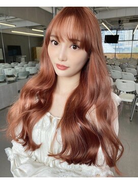 シェノン 表参道(CHAINON) 前髪カタログ/ピンクベージュ/ワンホンヘア