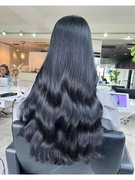 ブレンド 渋谷(BLend) 【Blend渋谷】大人気透明感ブルーブラックカラー　髪質改善