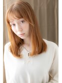 オン眉ぱっつん前髪外国人風ハイトーンカラーZ浦和10代20代30代