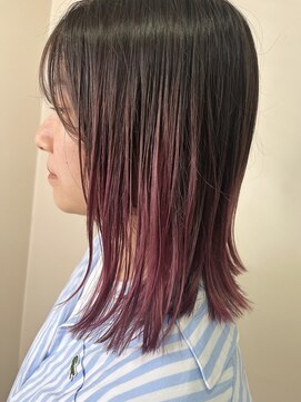 イーストハムネオ(EAST HAM NEO) ぷつっとロブ　ピンクグラデーション