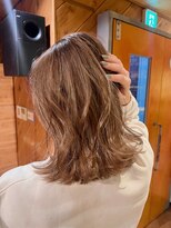 ヘアー マイタイム(hair mytime) 外国人風バレイヤージュ/ミルクティーベージュ