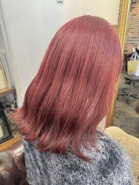 トロニー(TLONY) ピンクレッド ブリーチ stylist/miaki