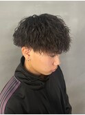 縦落ちツイストスパイラル ツイスパ 刈り上げマッシュ