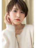 斜めバング小顔矯正立体カット刈り上げショートY北浦和30代40代