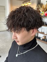 フゥ 宇都宮(FeU) 波巻きスパイラルパーマツイストパーマメンズマッシュパーマ