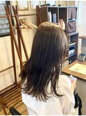 髪質改善/トリートメント/グレージュ/オリーブ/顔まわりカット