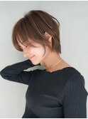 【GEEKS渋谷】ナチュラルショートウルフ/20代30代/秋カラー/小顔
