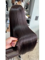 オズ 安積店(OZ)&nbsp;黒髪ボブルフネビージュ小顔ワンレン