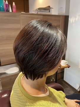 ラプチャー 蟹江店(rapture) ナチュラルショートボブ