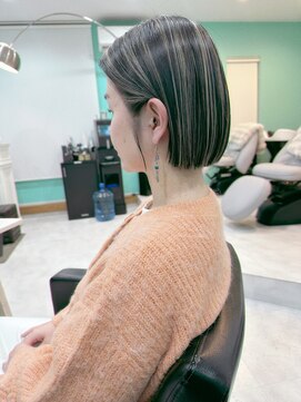 ユーフォリア(Euphoria.) ユーフォリア大人可愛いハイライト×ボブスタイル