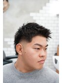 世界的に人気のスタイル　マレットフェード
